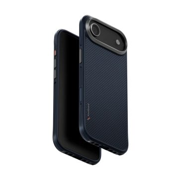   Uniq Keva Magclick Apple iPhone Air (2025) MagSafe Aramid tok, sötétkék