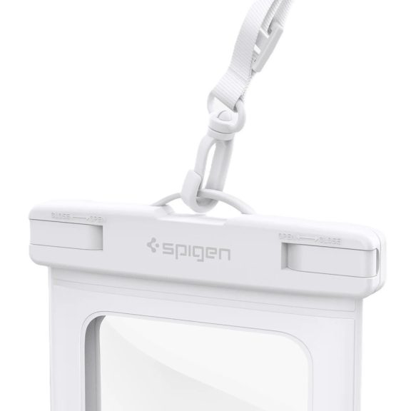 Spigen Aqua Shield A601 univerzális vízálló tok, fehér, 2 db / csomag