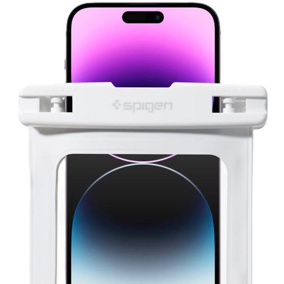 Spigen Aqua Shield A601 univerzális vízálló tok, fehér, 2 db / csomag
