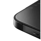 Uniq Optix ExoFit Vivid Apple iPhone 17 Pro tempered glass kijelzővédő üvegfólia felhelyező kerettel, átlátszó