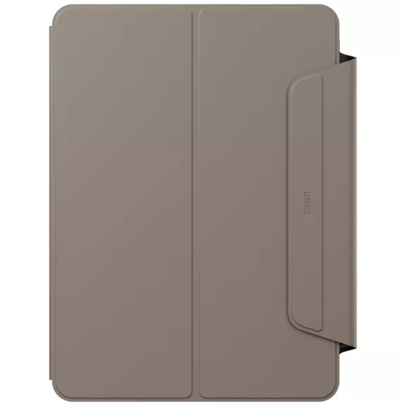 Uniq Rovus 360 Apple iPad 11 2025 / iPad 10.9 2022 mágneses tok kitámasztóval, 360 fokban forgatható, szürke
