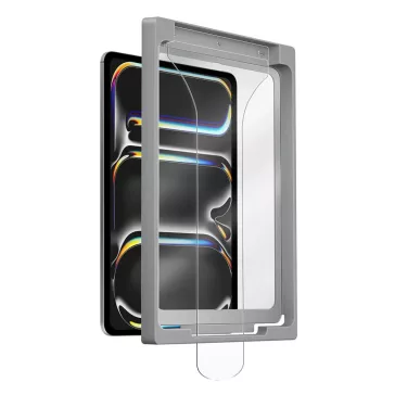   Uniq Optix Exofit Apple iPad Pro 13 2024 / 2025 tempered glass kijelzővédő fólia felhelyező kerettel