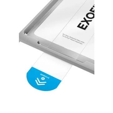   Uniq Optix Exofit Apple iPad Pro 13 2024 / 2025 tempered glass kijelzővédő fólia felhelyező kerettel