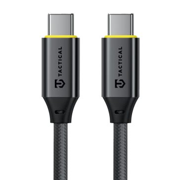   Tactical Fast Rope Aramid 2.0 USB-C-USB-C töltő- és adatkábel, szőtt, 0,3m, fekete