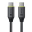 Tactical Fast Rope Aramid 2.0 USB-C-USB-C töltő- és adatkábel, szőtt, 0,3m, fekete