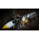 Tactical Fat Man 2.0 USB-A-USB-C töltő- és adatkábel, szilikon, 1m, sárga