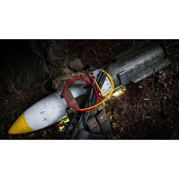 Tactical Fat Man 2.0 USB-C-USB-C töltő- és adatkábel, szilikon, 1m, szürke