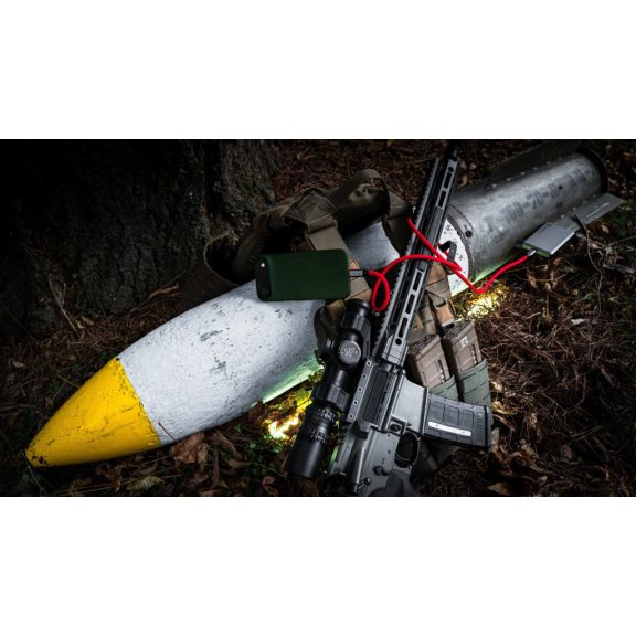 Tactical Fat Man 2.0 USB-C-USB-C töltő- és adatkábel, szilikon, 1m, piros