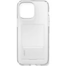 Spigen Crystal Slot Apple iPhone 14 Pro tok kártyatartóval, Crystal Clear, átlátszó