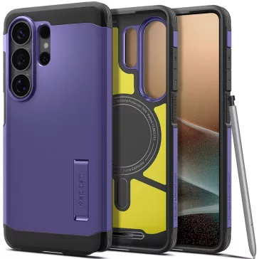   Spigen Tough Armor MagFit Samsung Galaxy S26 Ultra tok, MagSafe, Ash Violet, lila