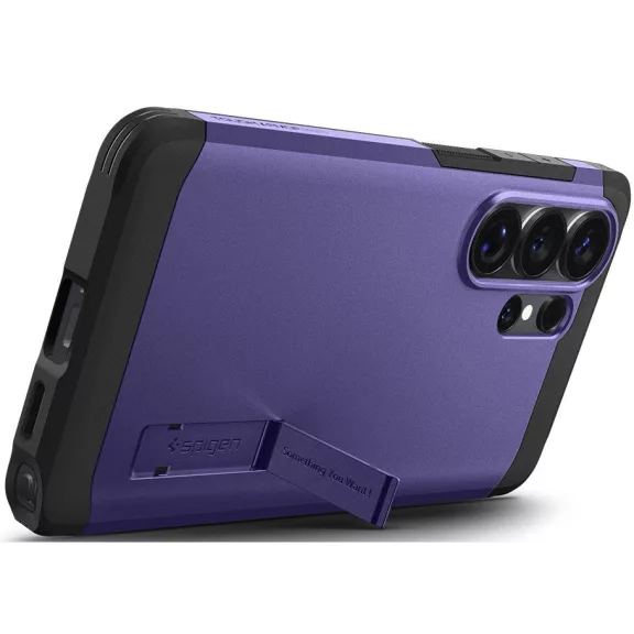 Spigen Tough Armor MagFit Samsung Galaxy S26 Ultra tok, MagSafe, Ash Violet, lila