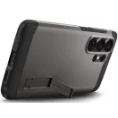 Spigen Tough Armor MagFit Samsung Galaxy S26 Ultra tok, MagSafe, Gunmetal, sötétszürke