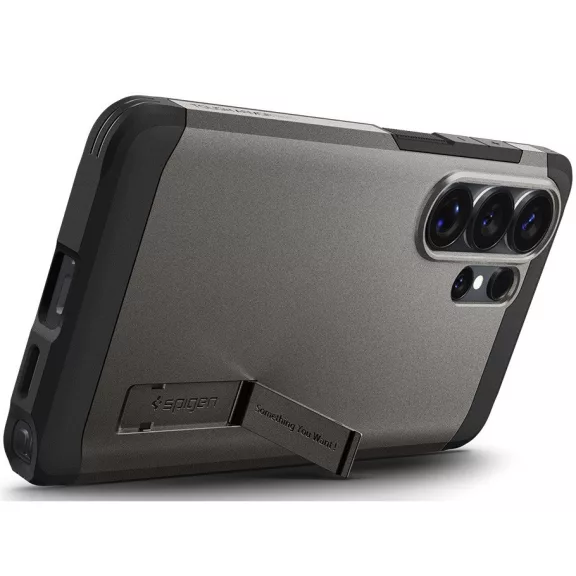 Spigen Tough Armor MagFit Samsung Galaxy S26 Ultra tok, MagSafe, Gunmetal, sötétszürke