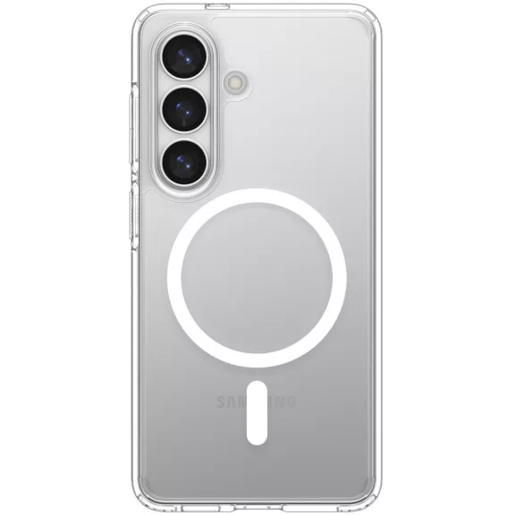 Spigen Ultra Hybrid MagFit Samsung Galaxy S26 Plus tok, Clear White, átlátszó-fehér