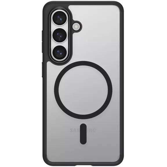 Spigen Ultra Hybrid MagFit Samsung Galaxy S26 Plus tok, Matte Black, átlátszó-fekete