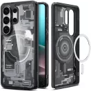 Spigen Ultra Hybrid MagFit Samsung Galaxy S26 Ultra tok, MagSafe, Zero One, átlátszó-fekete