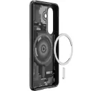 Spigen Ultra Hybrid MagFit Samsung Galaxy S26 Plus tok, MagSafe, Zero One, átlátszó-fekete