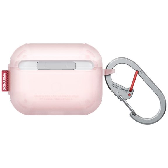 Skinarma Mecha LE AirPods Pro 3 tok karabinerrel, Forst Blush, halványrózsaszín