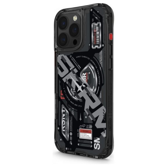 Skinarma Ekho Apple iPhone 16 Pro mágneses tok, fekete