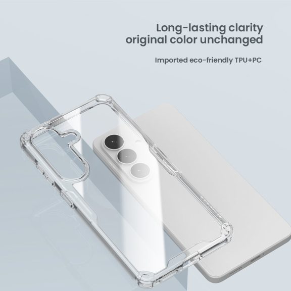 Nillkin Nature TPU Pro Samsung Galaxy S26 hátlap tok, átlátszó