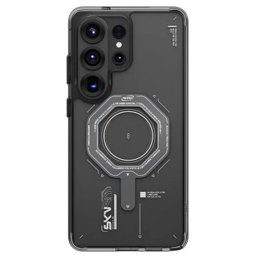   Skinarma Magma Samsung Galaxy S26 Ultra mágneses tok, Magsafe kompatibilis, szürke