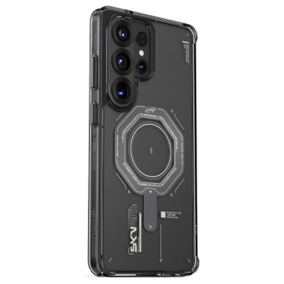 Skinarma Magma Samsung Galaxy S26 Ultra mágneses tok, Magsafe kompatibilis, szürke