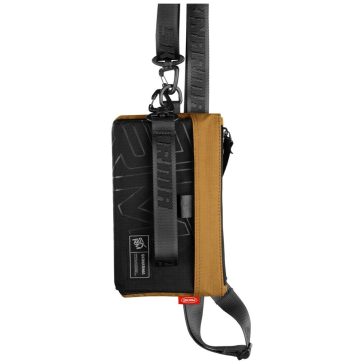 Skinarma telefon tartó táska / övtáska, barna-fekete