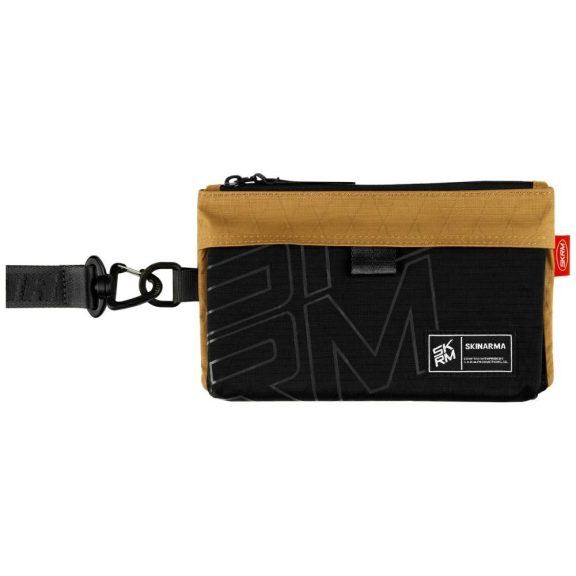 Skinarma telefon tartó táska / övtáska, barna-fekete