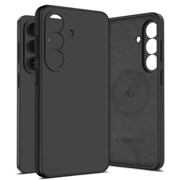   Tech-Protect Silicone Samsung Galaxy S26 Plus szilikon tok, MagSafe, fekete