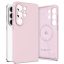 Tech-Protect Silicone Samsung Galaxy S26 Ultra szilikon tok, MagSafe, rózsaszín