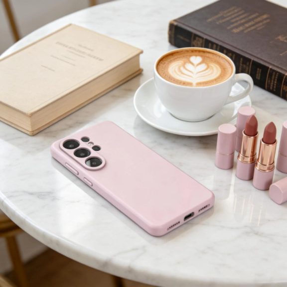 Tech-Protect Silicone Samsung Galaxy S26 Ultra szilikon tok, MagSafe, rózsaszín