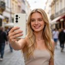 Tech-Protect Silicone Samsung Galaxy S26 szilikon tok, MagSafe, elefántcsont (szürke)