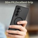 Tech-Protect BasicMag Samsung Galaxy S26 hátlap tok, MagSafe, áttetsző-fekete