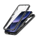 Tech-Protect Defense Samsung Galaxy S26 Ultra hátlap tok kijelző védelemmel, ütésálló, MagSafe, áttetsző-fekete