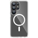 Tech-Protect Flexair Hybrid Samsung Galaxy S26 Ultra hátlap tok, megerősített sarok, MagSafe, átlátszó-fehér