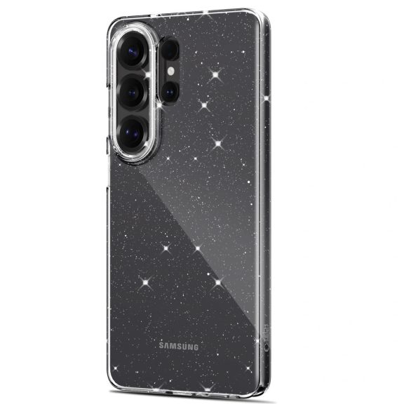 Tech-Protect Flexair Samsung Galaxy S26 Ultra hátlap tok, csillámos-átlátszó