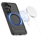 Tech-Protect MagRack Samsung Galaxy S26 hátlap tok kitámasztóval, MagSafe, fekete