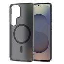 Tech-Protect MagSlim Samsung Galaxy S26 Ultra hátlap tok kitámasztóval, MagSafe, áttetsző-fekete