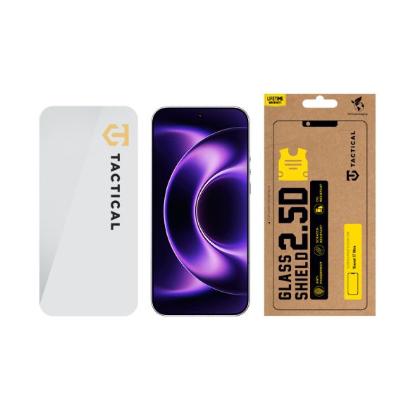 Tactical Glass Shield 5D Xiaomi 17 Ultra kijelzővédő üvegfólia, fekete