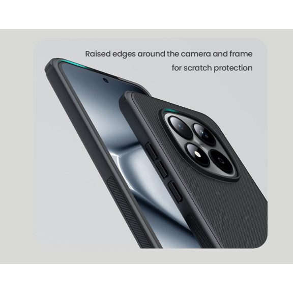 Nillkin Super Frosted PRO Xiaomi Redmi Note 15 Pro 5G műanyag hátlap tok, fekete