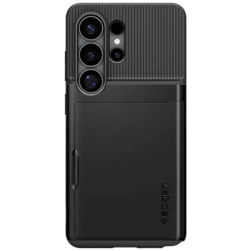   Spigen Slim Armor CS Samsung Galaxy S26 Ultra tok, kártyatartó, MagSafe Black, fekete