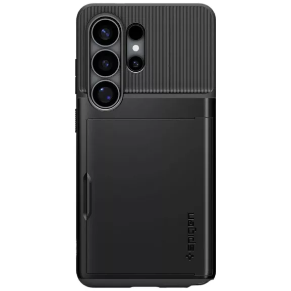 Spigen Slim Armor CS Samsung Galaxy S26 Ultra tok, kártyatartó, MagSafe Black, fekete