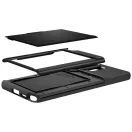 Spigen Slim Armor CS Samsung Galaxy S26 Ultra tok, kártyatartó, MagSafe Black, fekete