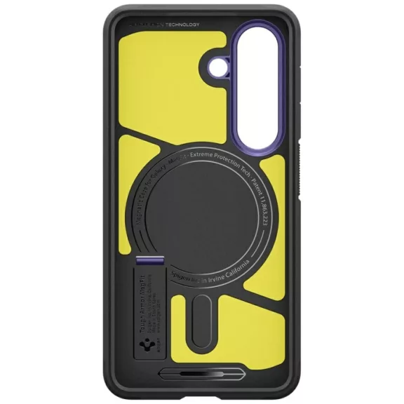 Spigen Tough Armor MagFit Samsung Galaxy S26 Plus tok, MagSafe, Ash Violet, lila