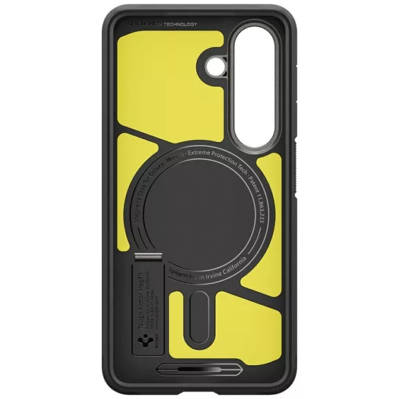 Spigen Tough Armor MagFit Samsung Galaxy S26 Plus tok, MagSafe, Gunmetal, szürke