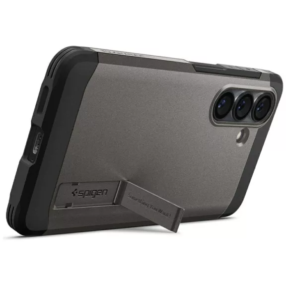 Spigen Tough Armor MagFit Samsung Galaxy S26 Plus tok, MagSafe, Gunmetal, szürke