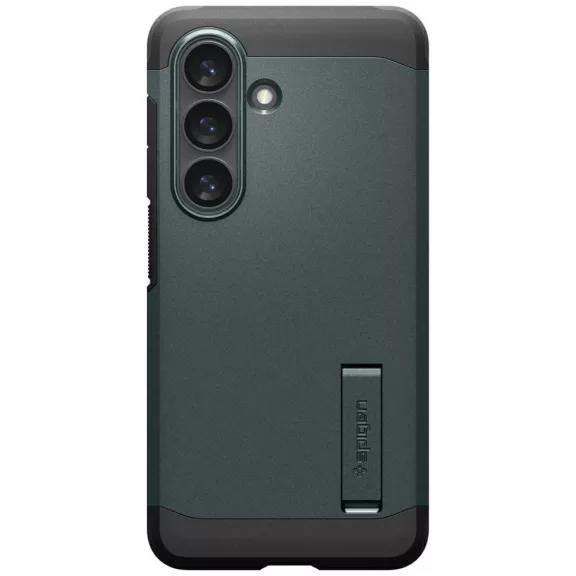 Spigen Tough Armor MagFit Samsung Galaxy S26 tok, MagSafe, Abyss Green, zöld