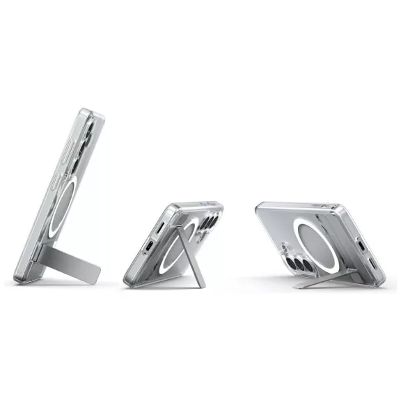 Spigen Ultra Hybrid S MagFit Samsung Galaxy S26 tok, MagSafe, Clear White, átlátszó-fehér