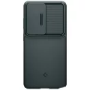 Spigen Optik Armor Samsung Galaxy S26 Ultra tok, Abyss Green, zöld