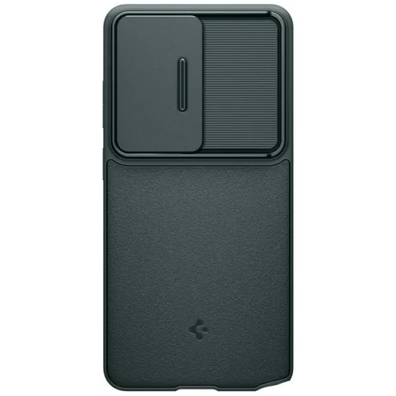 Spigen Optik Armor Samsung Galaxy S26 Ultra tok, Abyss Green, zöld